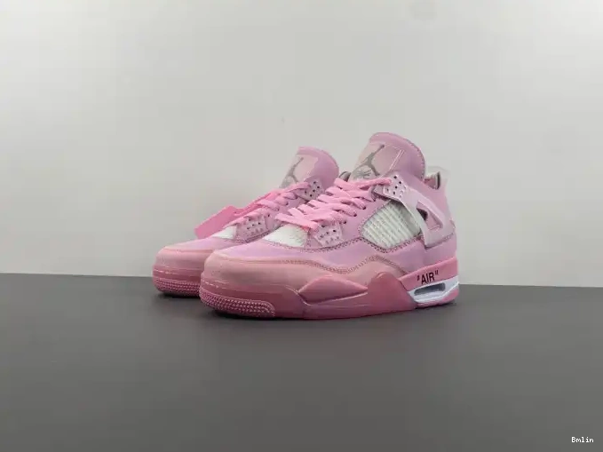 Bmlin Shoes X PINK 4 JORDAN OFF-WHITE 0613